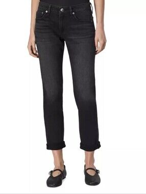 Rag & Bone Dre Low Rise Slim Boyfriend Jeans In Rinse Size 29